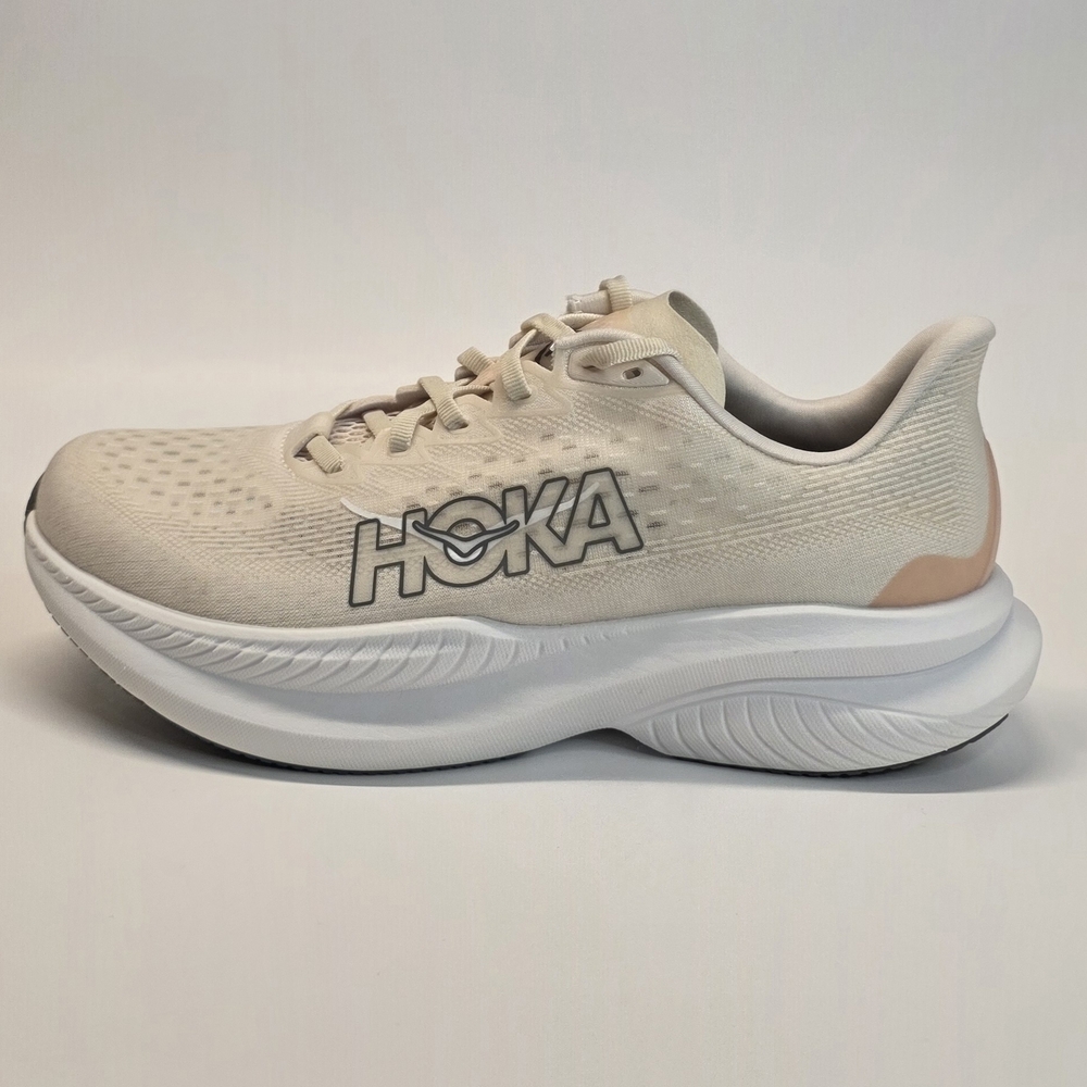 New Hoka One One HOKA Mach 6 Eggnog Vanilla Running Sneakers Women's Size 9.5 B